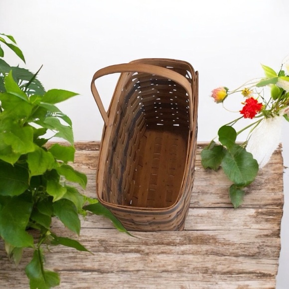 RARE HTF Longaberger 1987 Bread & Milk J W Basket Vintage ~ EUC - Picture 8 of 12